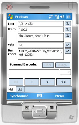 Using ProScan to Record Item Barcodes - Mobile